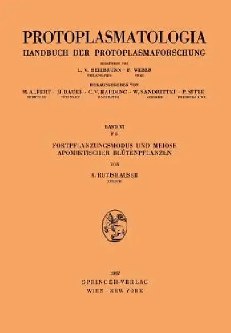 Cover of Fortpflanzungsmodus Und Meiose Apomiktischer Blütenpflanzen
