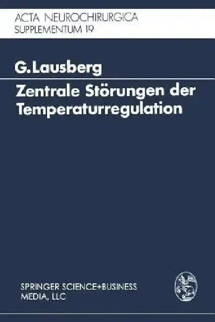 Cover of Zentrale Störungen Der Temperaturregulation