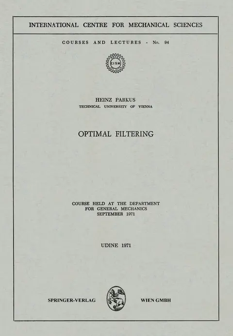Cover of Optimal Filtering