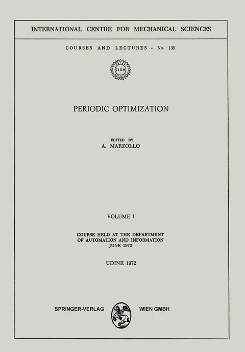 Cover of Periodic Optimization