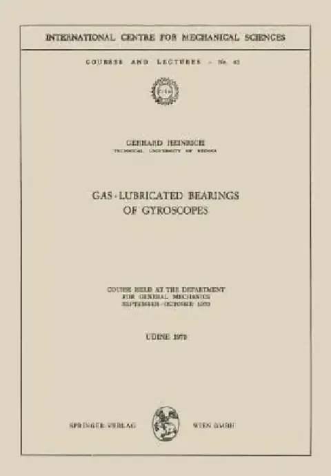 Cover of Gas-Lubricated Bearings of Gyroscopes
