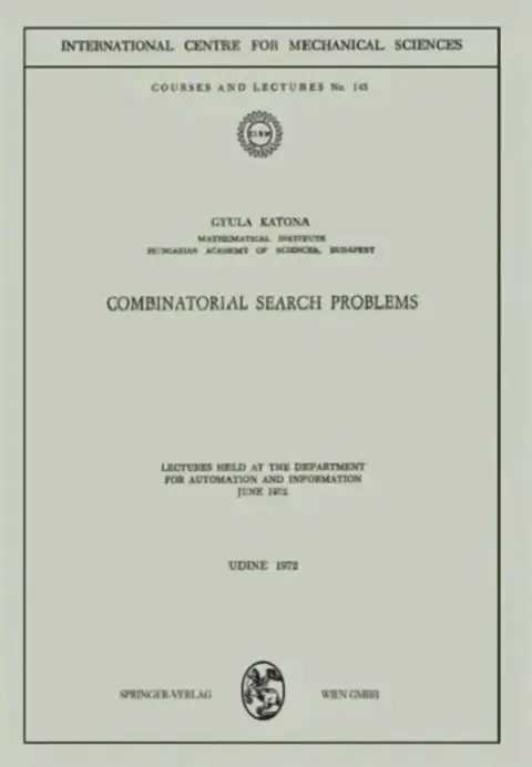 Cover of Combinatorial Search Problems