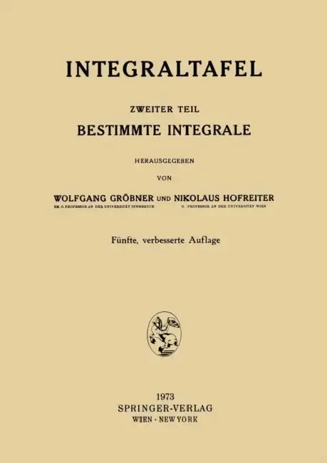 Cover of Integraltafel