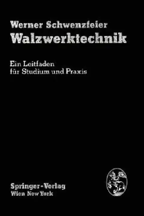 Cover of Walzwerktechnik