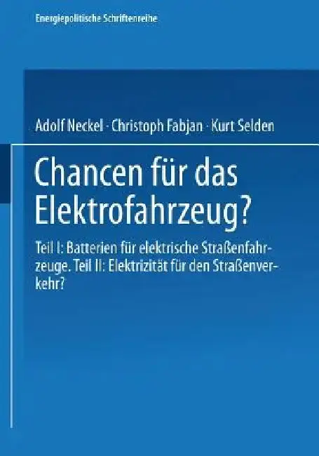 Cover of Chancen Für Das Elektrofahrzeug?