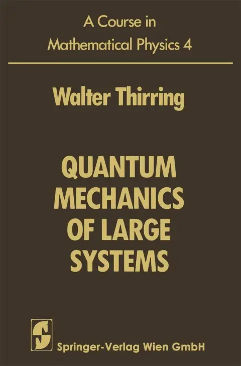 Cover of Quantum Mechanics of Large Systems