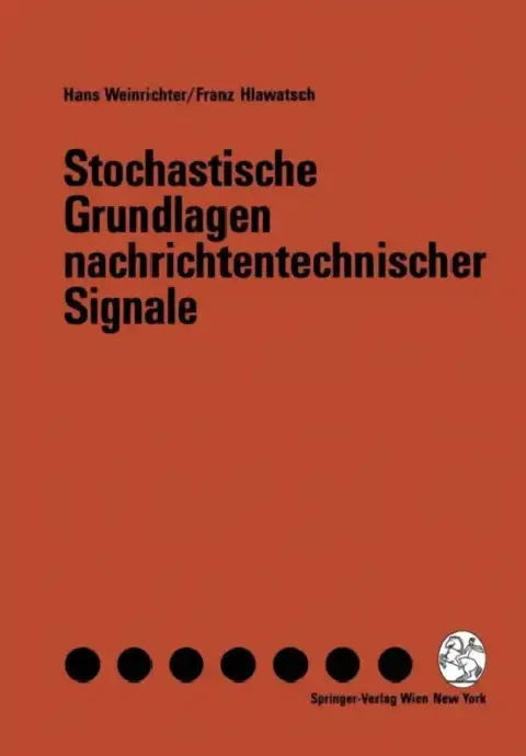 Cover of Stochastische Grundlagen Nachrichtentechnischer Signale