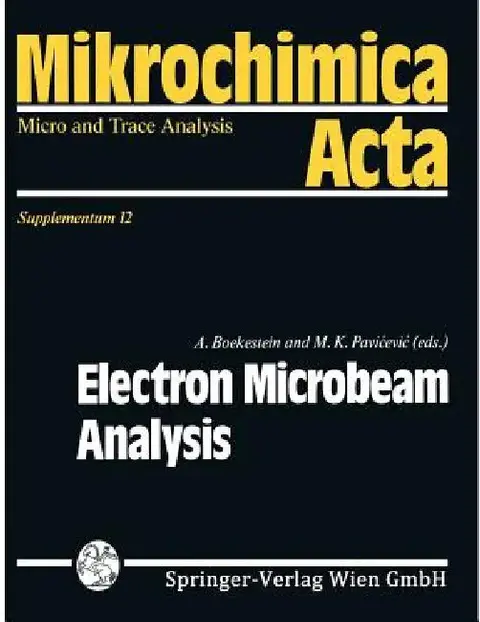 Cover of Electron Microbeam Analysis