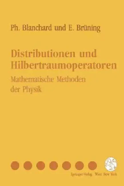 Cover of Distributionen Und Hilbertraumoperatoren