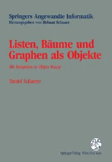 Cover of Listen, Bäume Und Graphen ALS Objekte
