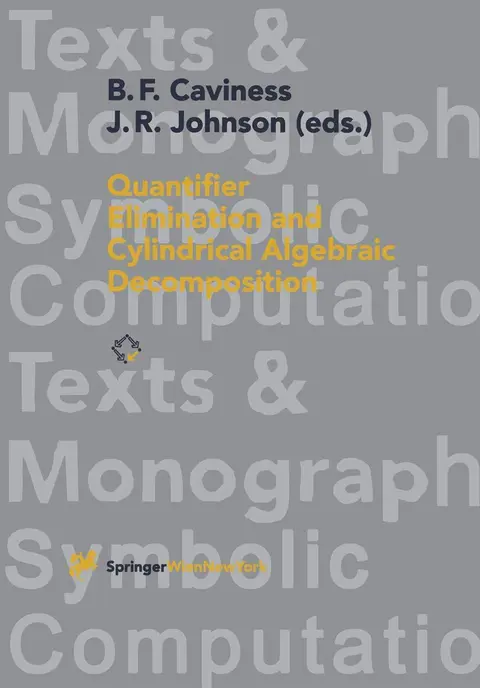 Cover of Quantifier Elimination and Cylindrical Algebraic Decomposition
