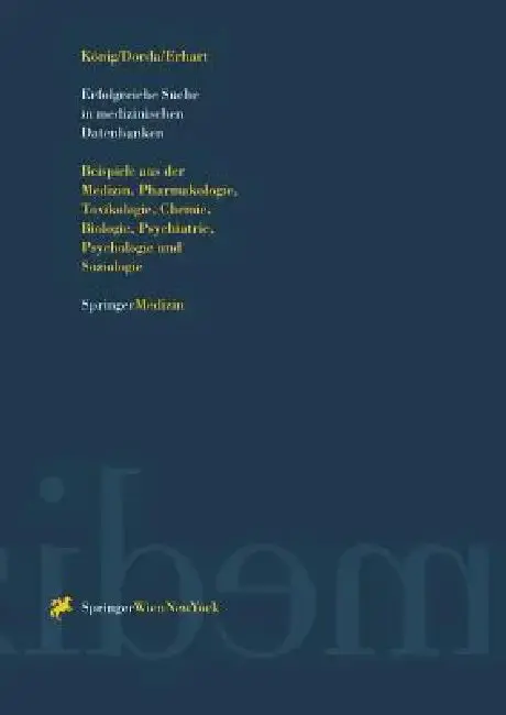 Cover of Erfolgreiche Suche in Medizinischen Datenbanken