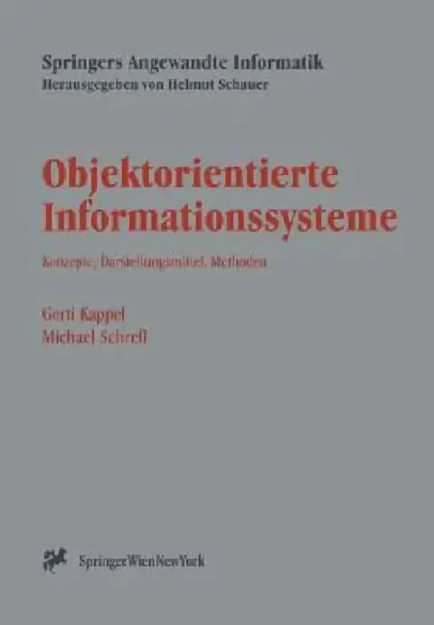 Cover of Objektorientierte Informationssysteme