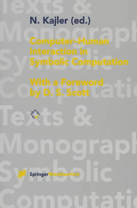 Cover of Computer - Human Interaction in Symbolic Computation