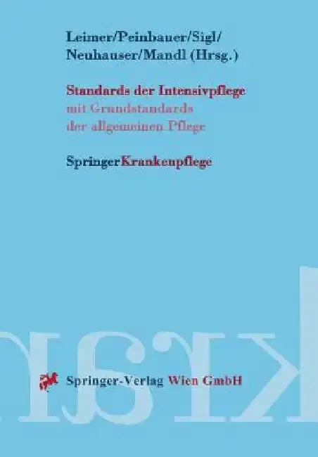 Cover of Standards Der Intensivpflege