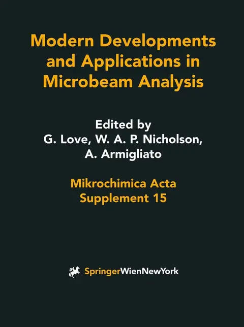 Cover of Modern Developments and Applications in Microbeam Analysis