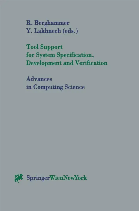 Cover of Tool Support for System Specification, Development and Verification