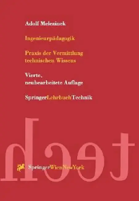 Cover of Ingenieurpädagogik
