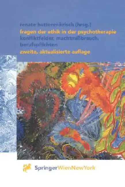 Cover of Fragen Der Ethik in Der Psychotherapie