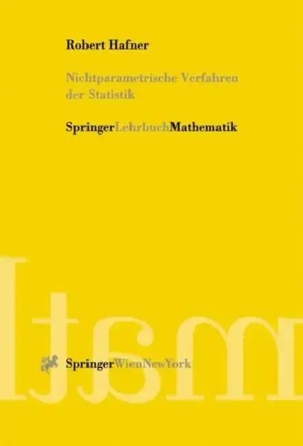 Cover of Nichtparametrische Verfahren Der Statistik