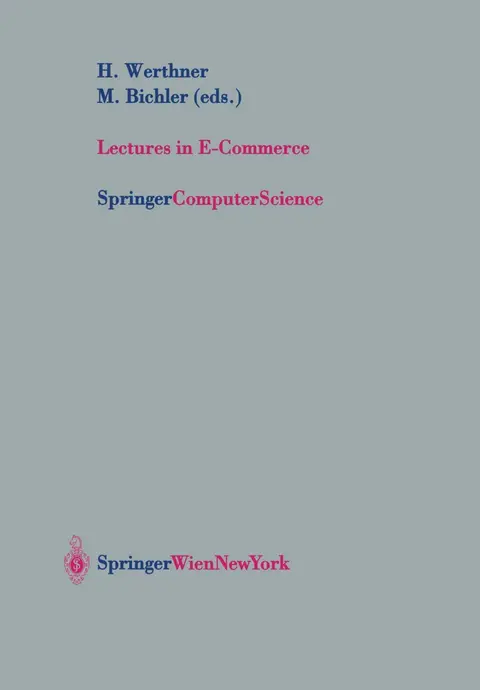 Cover of Lectures in E-Commerce