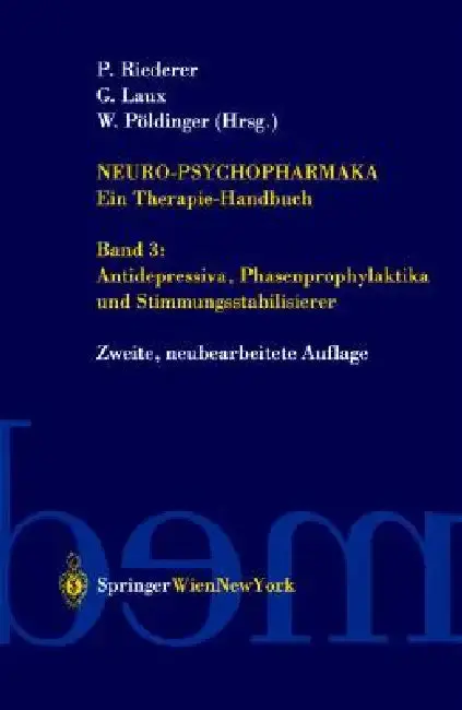 Cover of Neuro-Psychopharmaka Ein Therapie-Handbuch