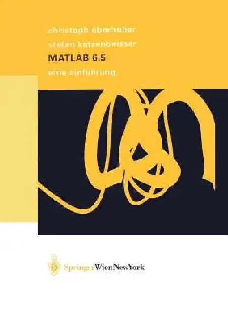Cover of MATLAB 6.5