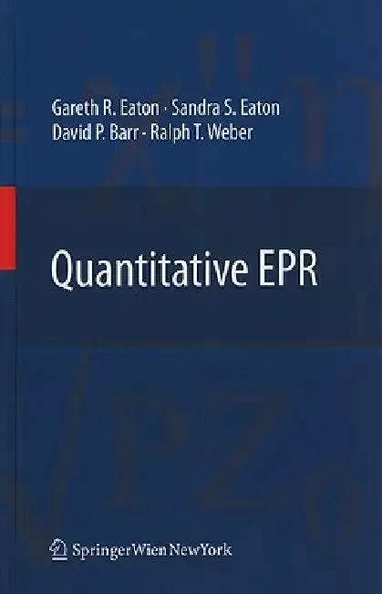 Cover of Quantitative EPR