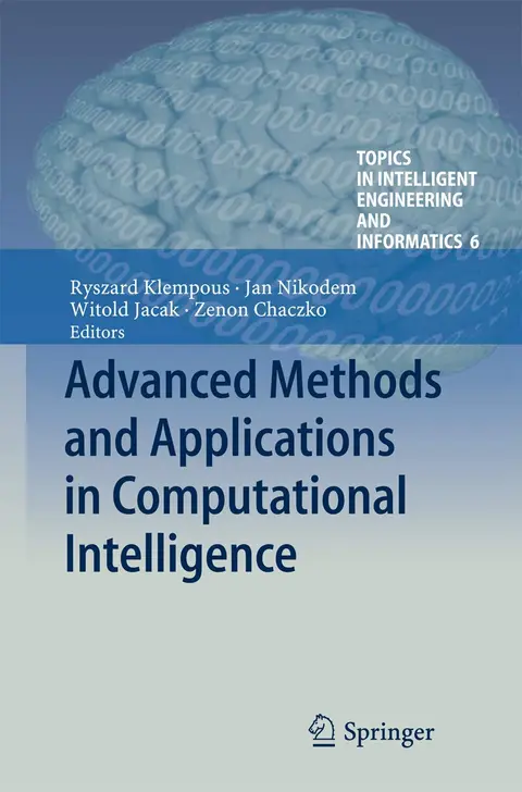 Cover of Advanced Methods and Applications in Computational Intelligence