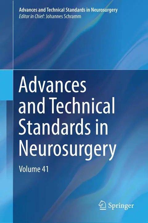 Cover of Advances and Technical Standards in Neurosurgery