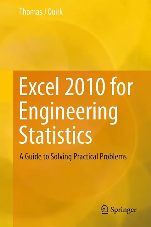 Cover of Excel 2010 for Engineering Statistics