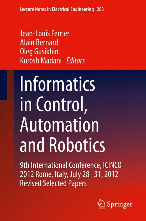 Cover of Informatics in Control, Automation and Robotics