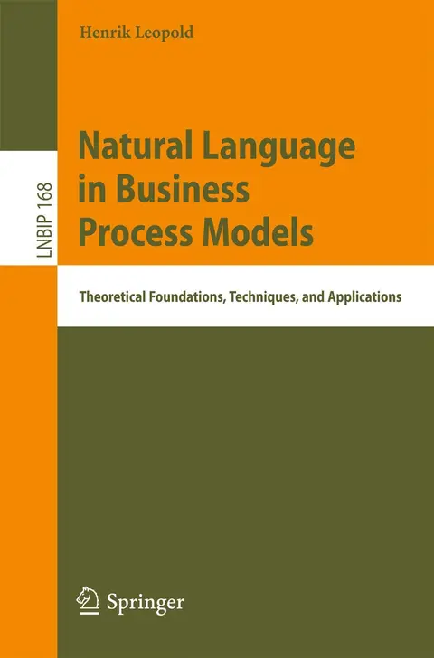 Cover of Natural Language in Business Process Models