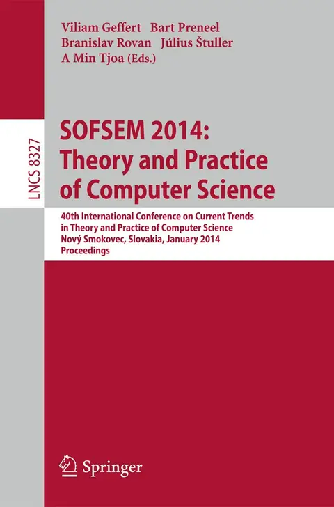Cover of Sofsem 2014