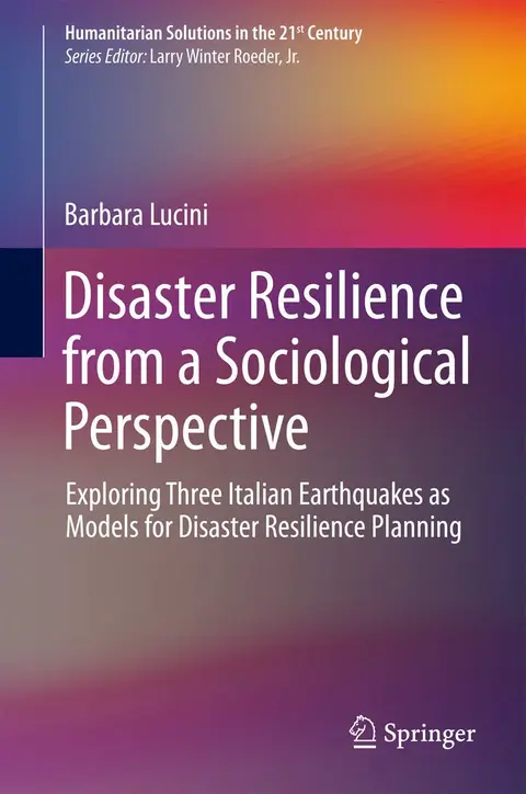 Cover of Disaster Resilience from a Sociological Perspective