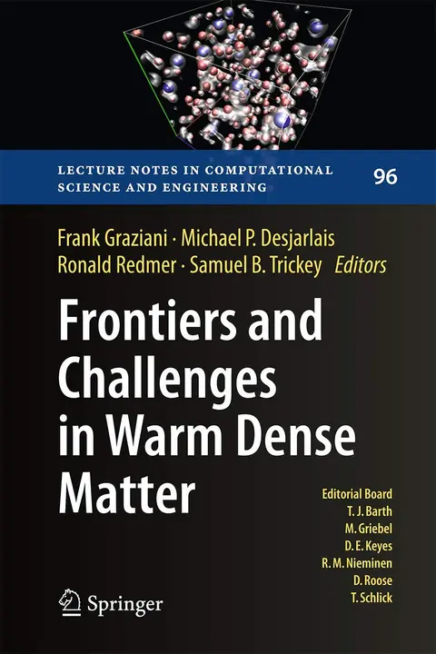 Cover of Frontiers and Challenges in Warm Dense Matter