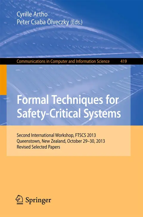 Cover of Formal Techniques for Safety-Critical Systems