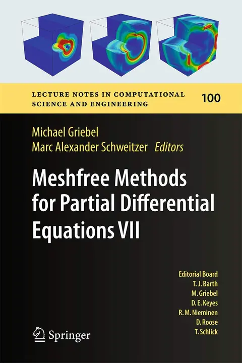 Cover of Meshfree Methods for Partial Differential Equations VII