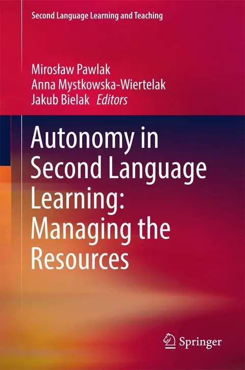 Cover of Autonomy in Second Language Learning