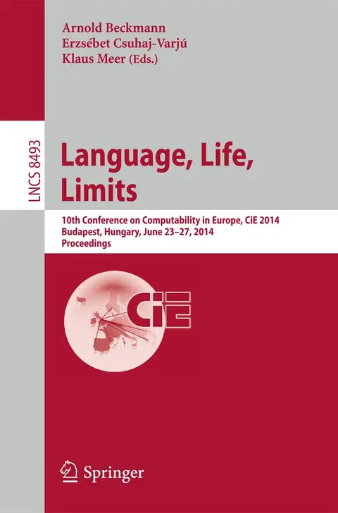 Cover of Language, Life, Limits