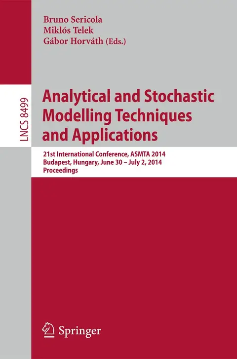 Cover of Analytical and Stochastic Modelling Techniques and Applications