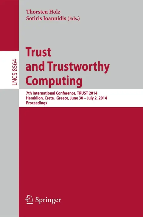 Cover of Trust and Trustworthy Computing