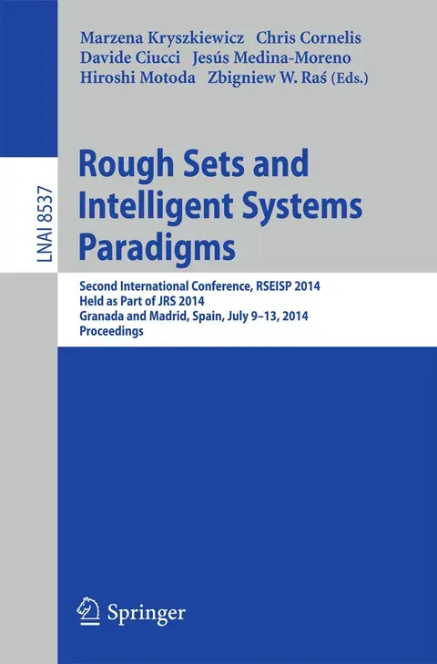 Cover of Rough Sets and Intelligent Systems Paradigms
