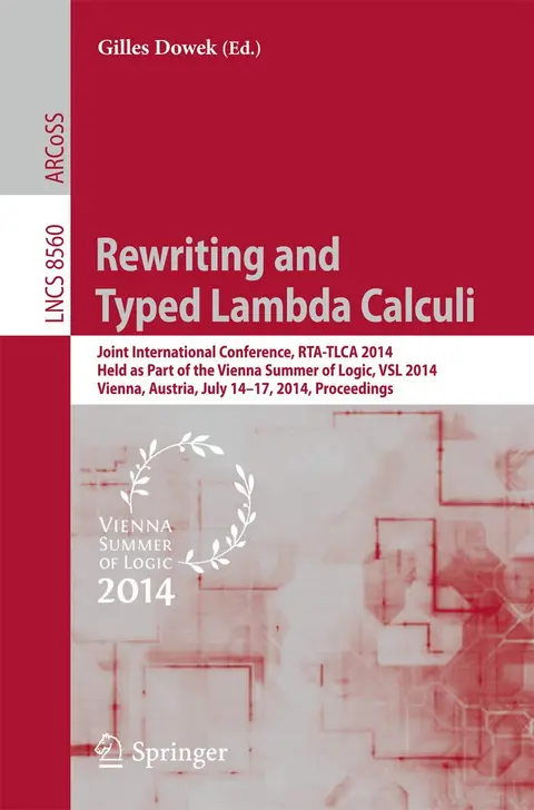 Cover of Rewriting and Typed Lambda Calculi