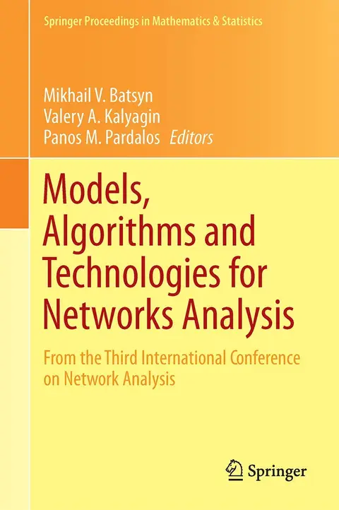 Cover of Models, Algorithms and Technologies for Network Analysis