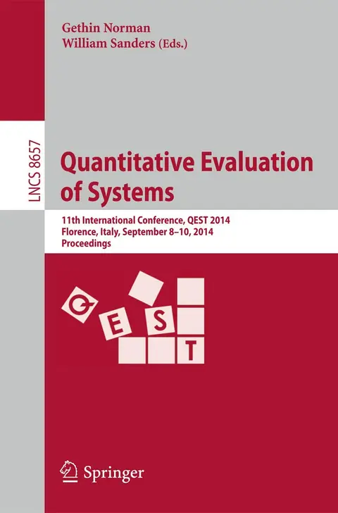 Cover of Quantitative Evaluation of Systems