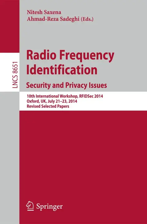 Cover of Radio Frequency Identification