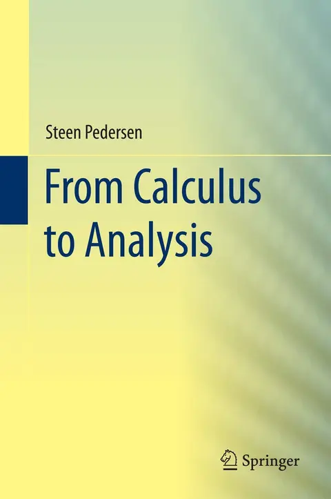 Cover of From Calculus to Analysis