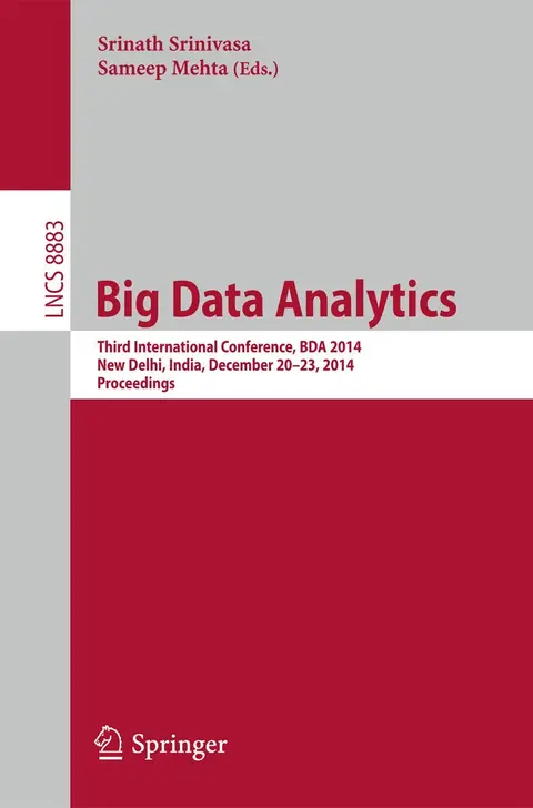 Cover of Big Data Analytics