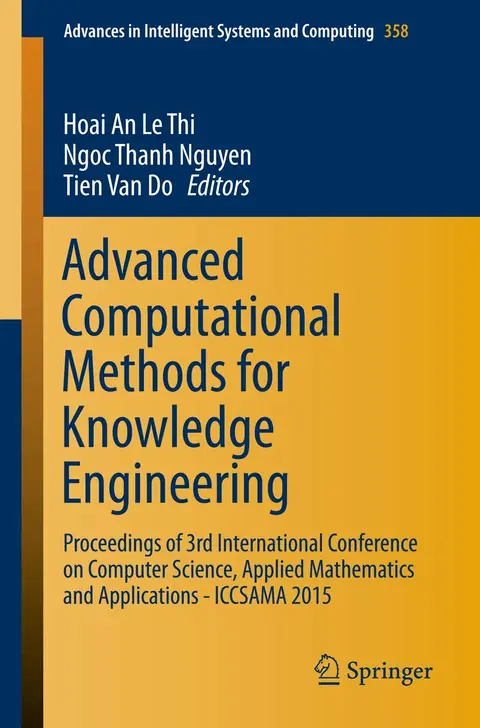 Cover of Advanced Computational Methods for Knowledge Engineering